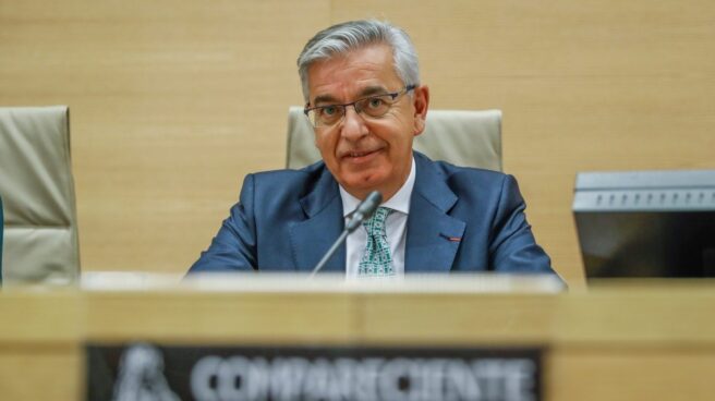El coronel jefe de la UCO, Manuel Sánchez Corbí, durante una reciente comparecencia en el Congreso.