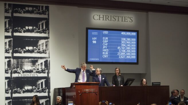 Una subasta en Christie’s. Una subasta en Christie’s.
