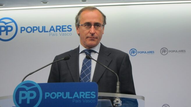 El presidente del PP vasco, Alfonso Alonso.