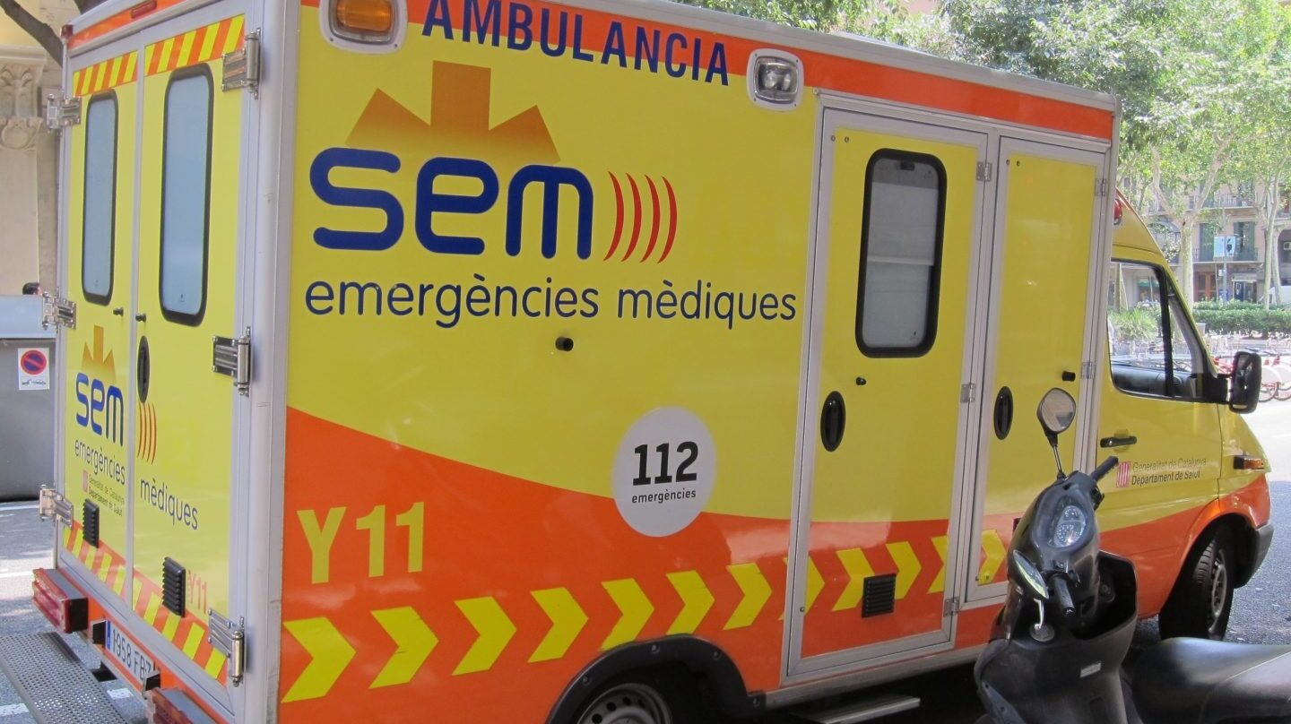 Ambulancia del Servicio de Emergencias Médicas (SEM) de la Generalitat.