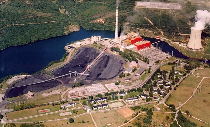 La central de carbón de Velilla (Palencia), operada por Iberdrola.