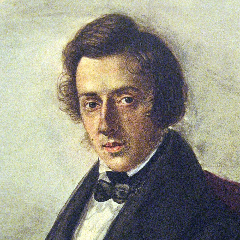Retrato de Frédéric Chopin.