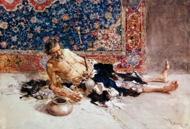 'El fumador de opio', de Fortuny.