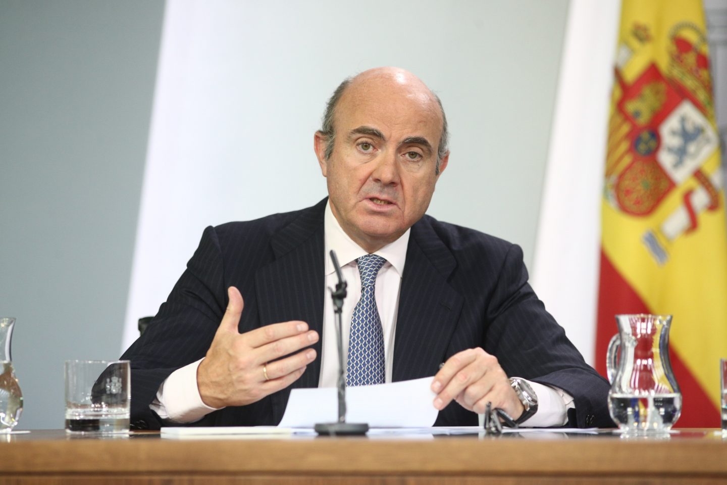 Luis de Guindos, ministro de Economía, Industria y Competitividad.