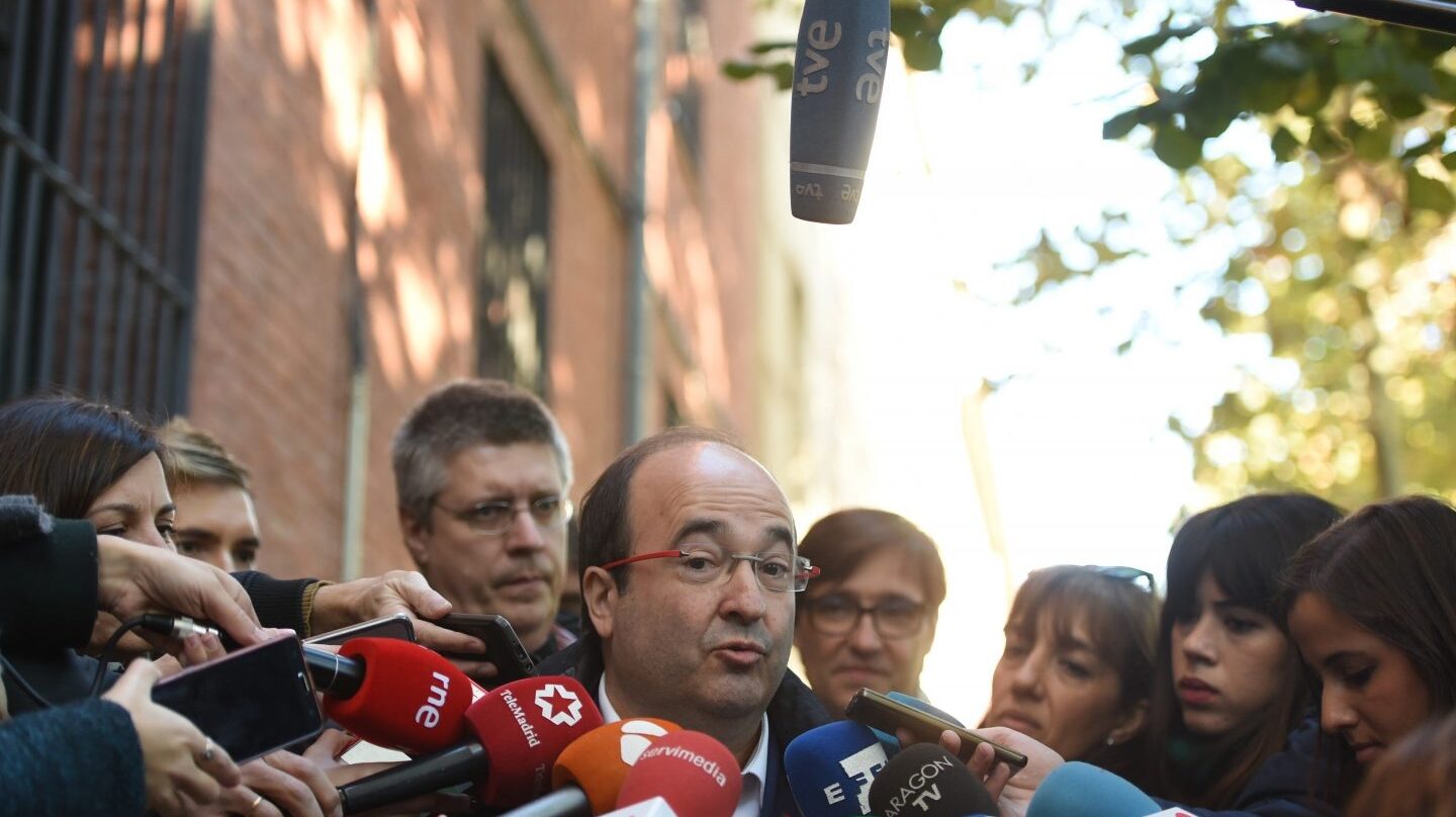 El líder de los socialistas catalanes, Miquel Iceta.