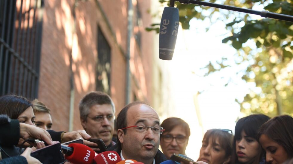 El líder de los socialistas catalanes, Miquel Iceta.