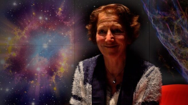 La astrónoma Isabelle Grenier en su visita al Instituto Francés de Madrid