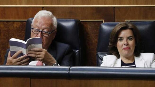 Margallo y Sáenz de Santamaría cuando compartían escaños azules en el Congreso