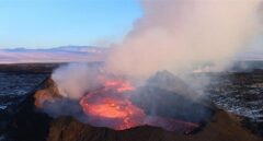 Las cenizas de un volcán en erupción en el Caribe llegan a España este miércoles