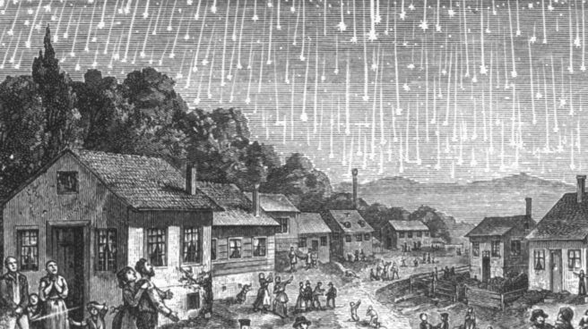 Lluvia de estrellas Leónidas de 1833 Lluvia de estrellas Leónidas de 1833Lluvia de estrellas Leónidas de 1833