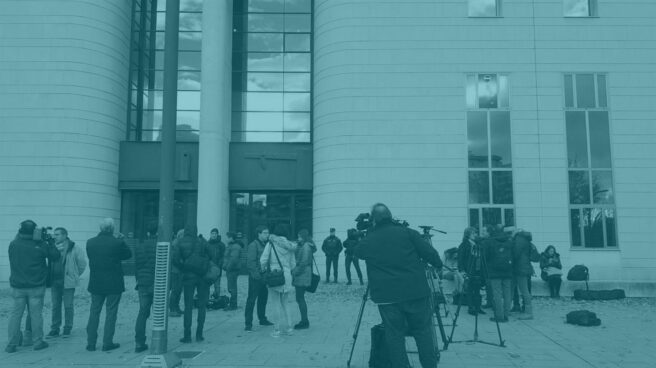 Expectación ante el inicio del juicio a 'La Manada'. Expectación ante el inicio del juicio a 'La Manada'.