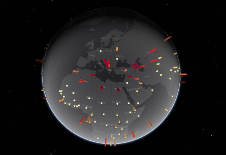 Mapa de la malnutrición infantil, causa de un  tercio de las muertes de niños en el mundo