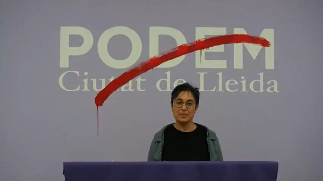 El 'adeu' de Podem Lleida a Pablo Iglesias.