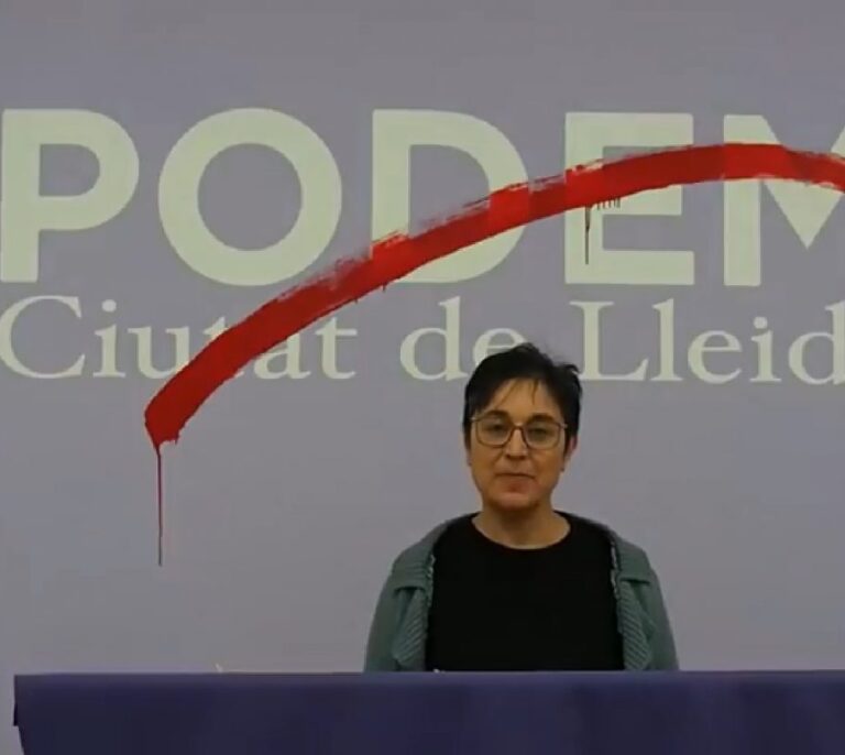 Podem Lleida dimite y carga contra Iglesias: "No, Pablo; ni el cielo ni las instituciones se toman por asalto"