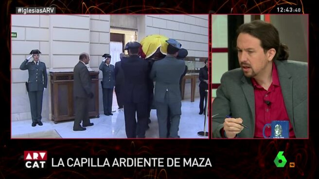 Pablo Iglesias, en una entrevita en La Sexta.