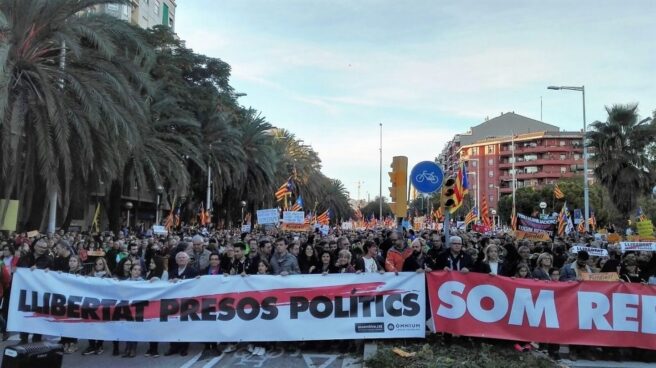 Manifestación a favor de los Jordis.