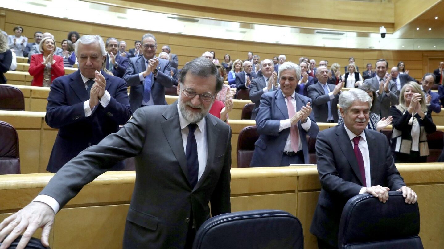 Mariano Rajoy, en el senado.