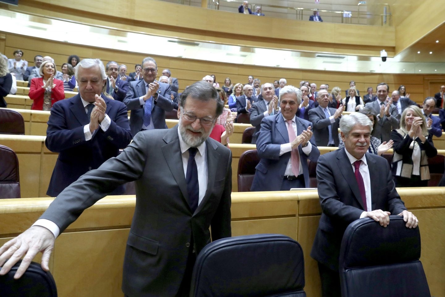 Mariano Rajoy, en el senado.