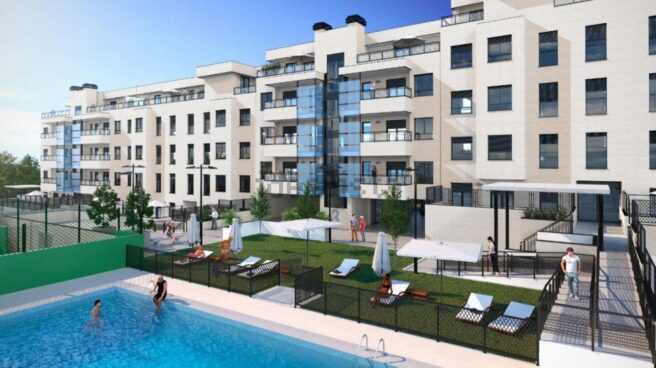 residencial_sancosme_metrovacesa Recreación virtual de la promoción residencial San Cosme II de Metrovacesa, en Valdemoro (Madrid).