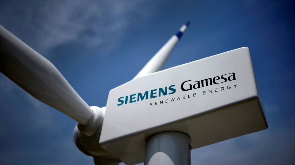 Aerogenerador de Siemens Gamesa.