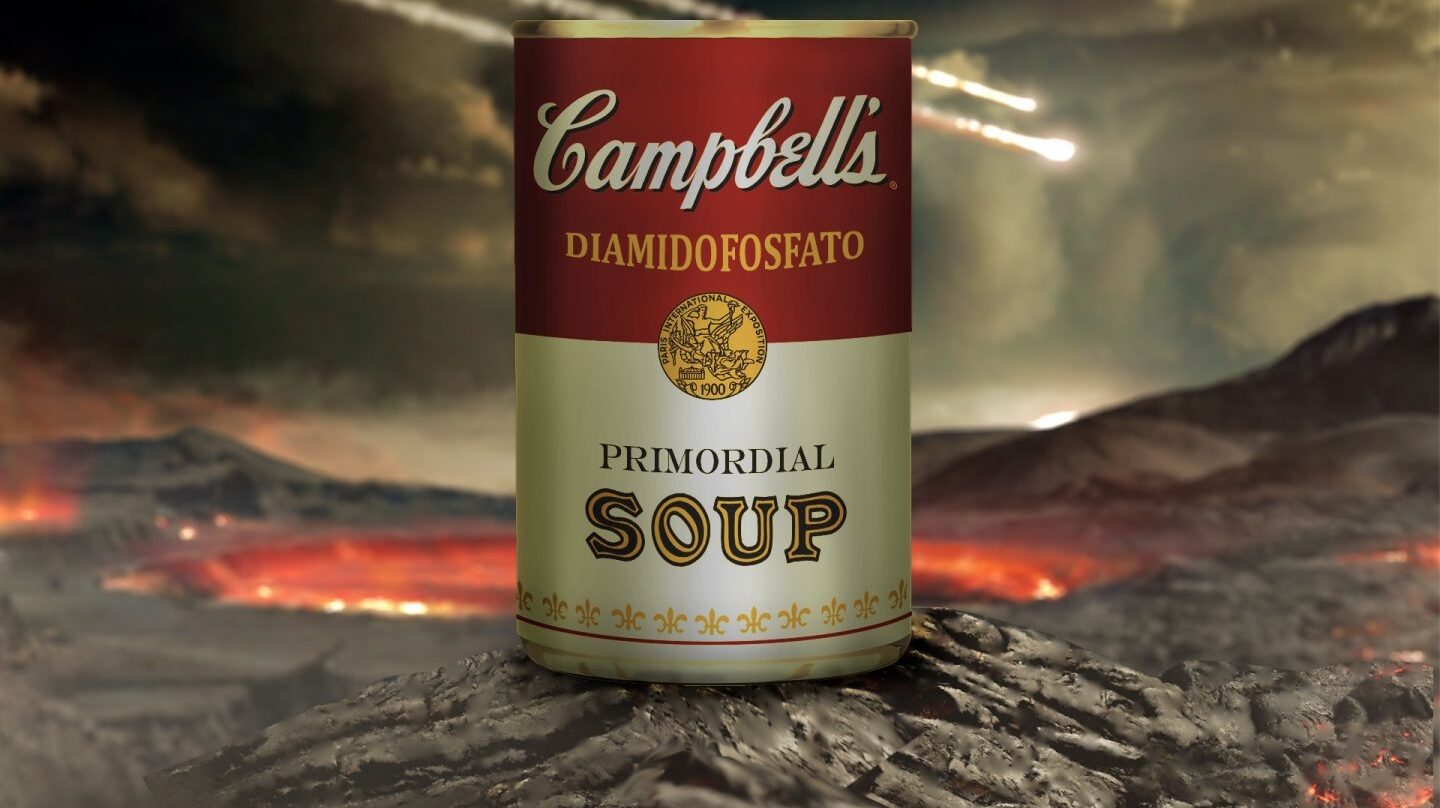 Sopa primigenia. Ilustración