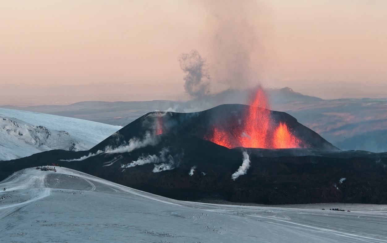 Volcan Eyjafjallajökull en 2010
