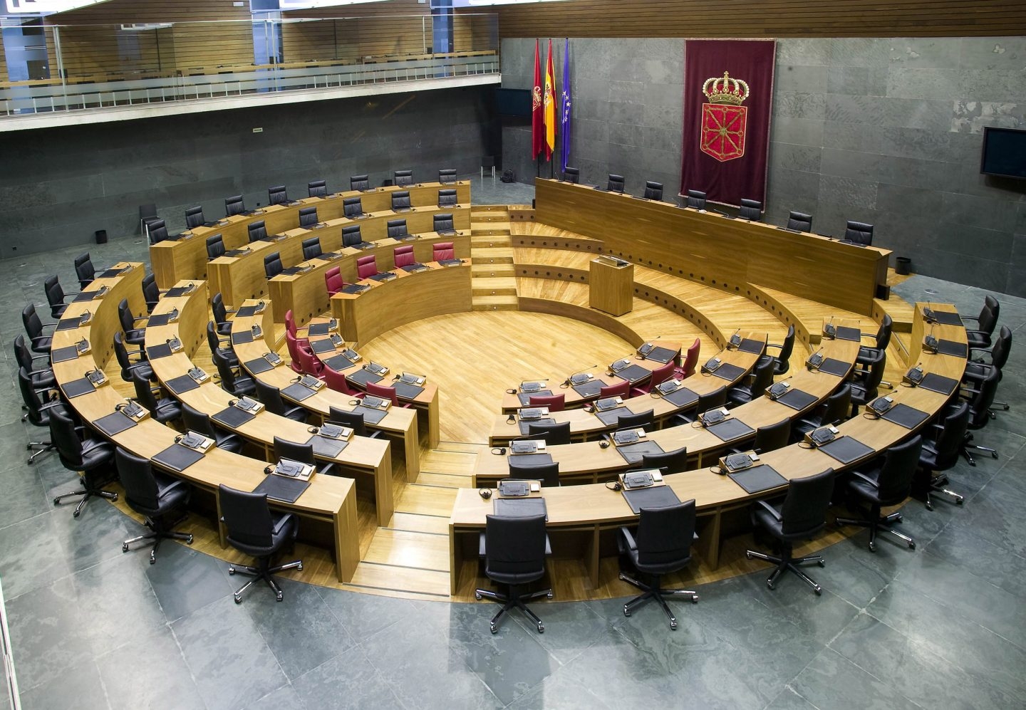 Parlamento foral de Navarra.