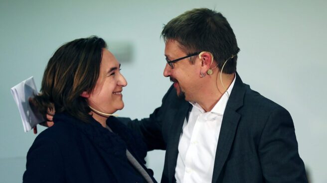 Ada Colau y Xavier Doménech.