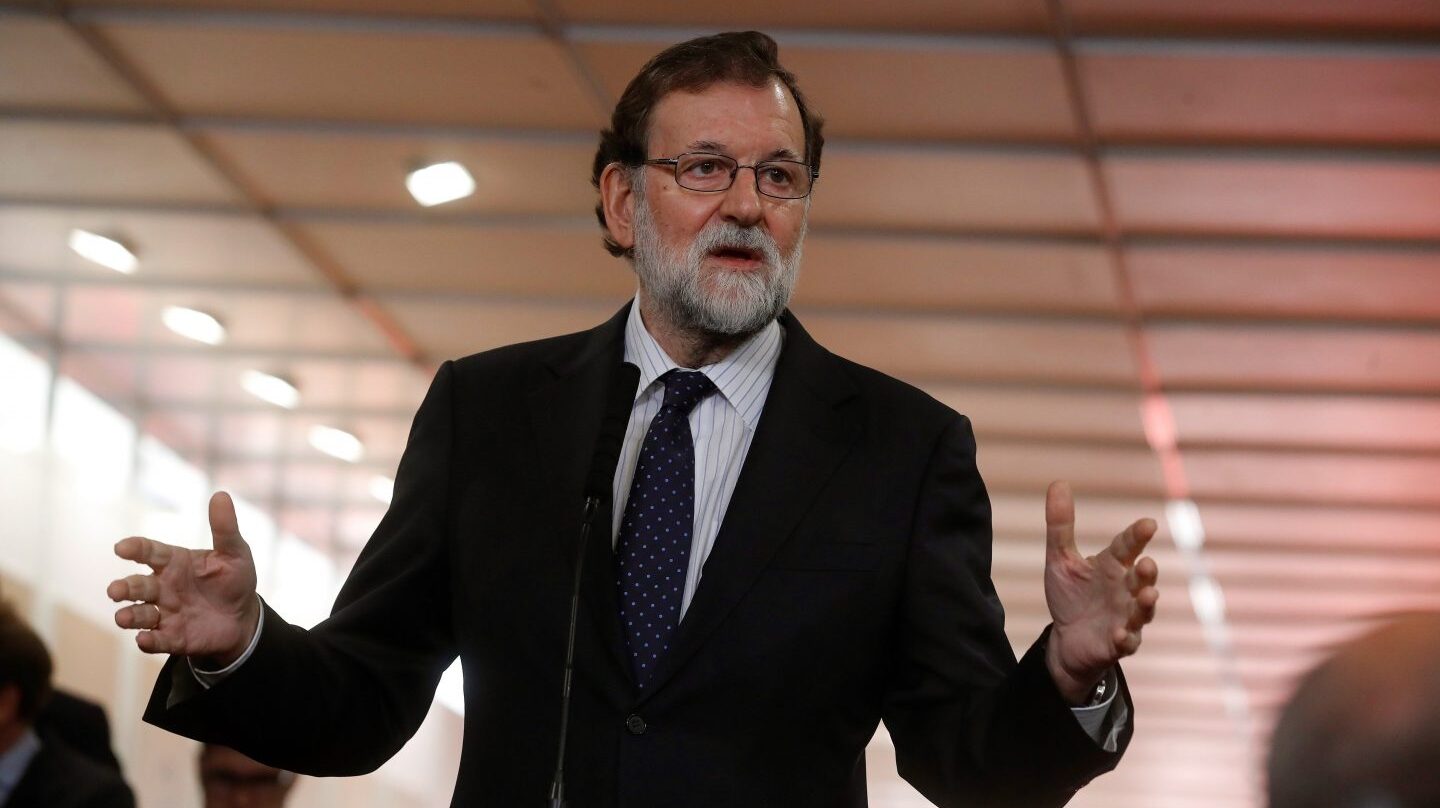 Mariano Rajoy, a su llegada al Congreso
