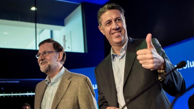 Rajoy y Albiol el pasado día 8 de campaña en Cataluña