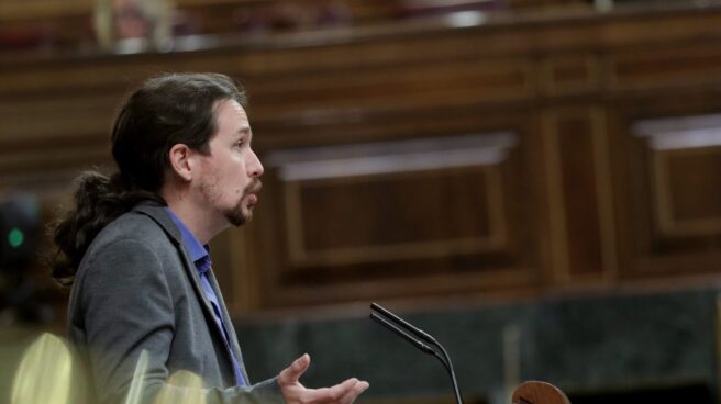Pablo Iglesias ha defendido en el Congreso la proposición de ley para flexibilizar la regla de gasto de Montoro.