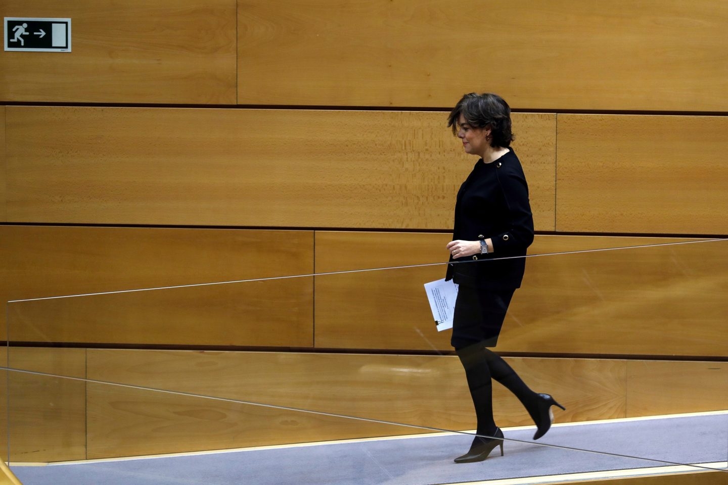 Soraya Sáenz de Santamaría en el Senado