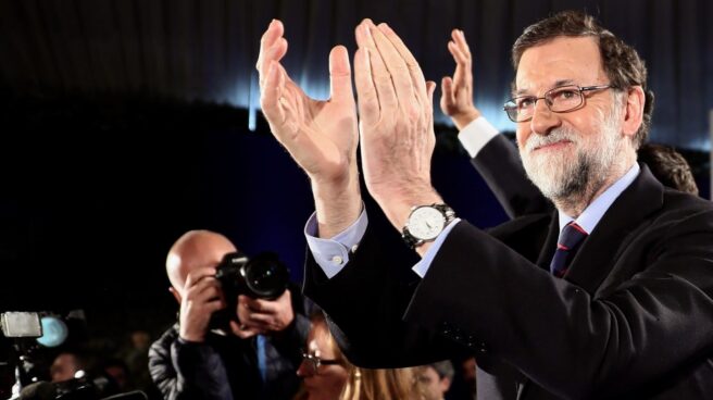 Rajoy, en la cena navideña del PP madrileño