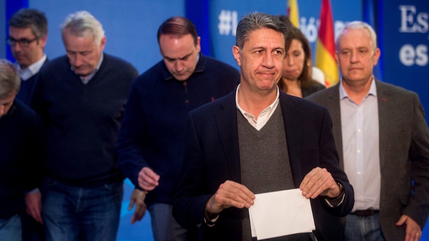 Xavier García Albiol, tras conocerse los resultados de las elecciones del 21-D.