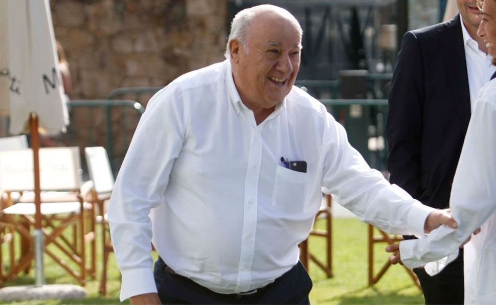 Amancio Ortega lidera el ránking de dividendos entre las grandes fortunas.