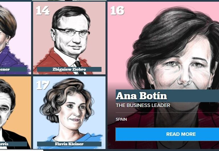 Europa se olvida del 'procés': Ana Botín será la española más influyente del 2018