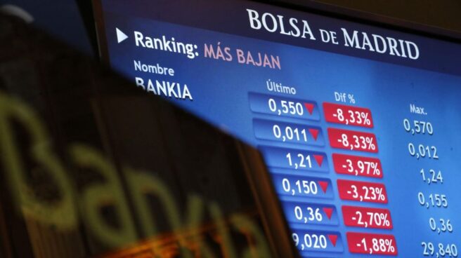 Bankia tiene que triplicar su precio en bolsa para devolver todas las ayudas públicas.