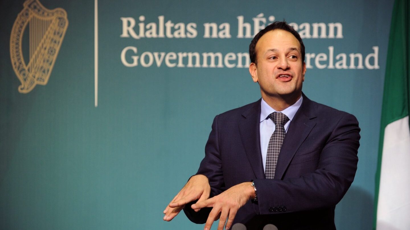 El primer ministro de la República de Irlanda, Leo Varadkar, en Dublín.