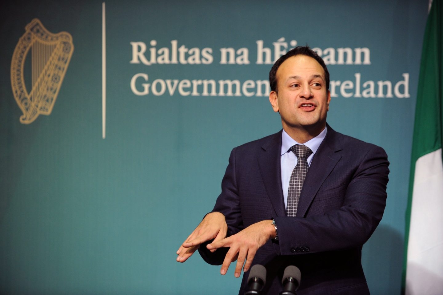 El primer ministro de la República de Irlanda, Leo Varadkar, en Dublín.