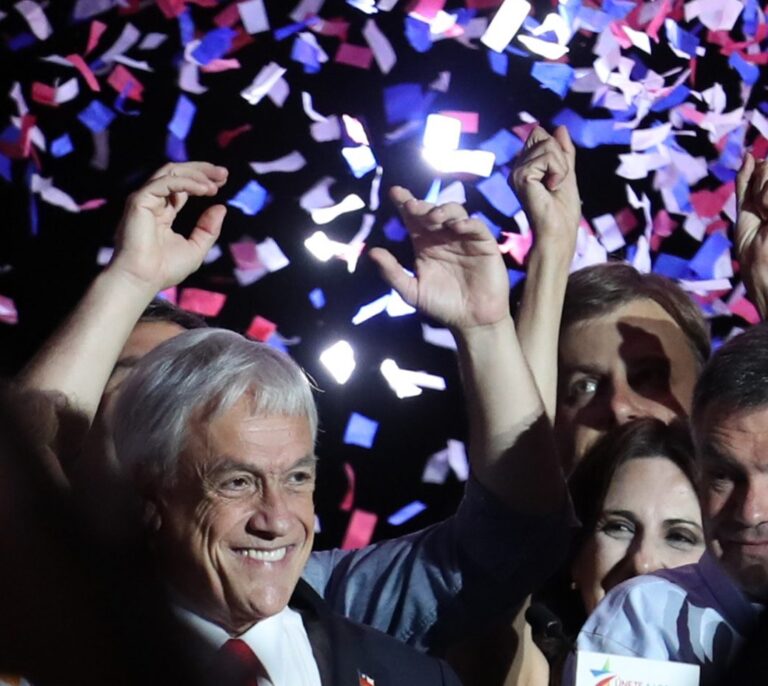 El conservador Piñera sucederá a Bachelet como presidente de Chile