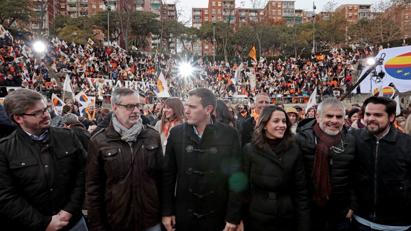 Mitin de Ciudadanos en Badalona.
