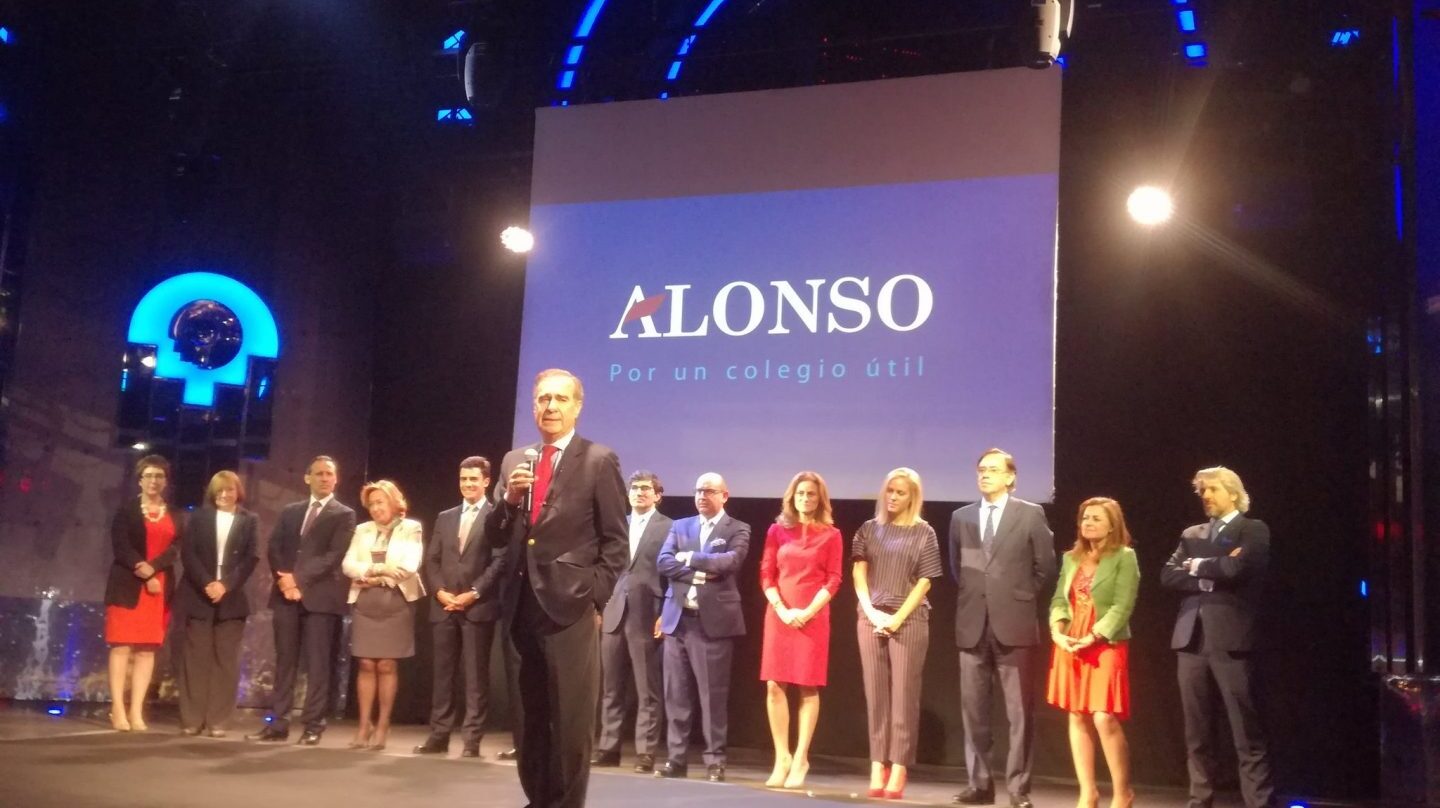 José María Alonso, dirigiéndose a los invitados en la fiesta de presentación de su candidatura celebrada en el Teatro Barceló el pasado 25 de octubre.