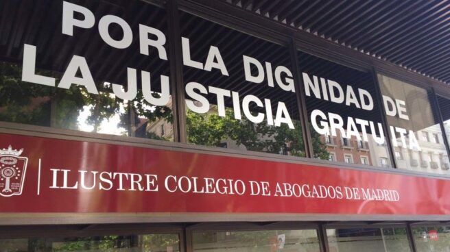 Fachada del Colegio de Abogados de Madrid.