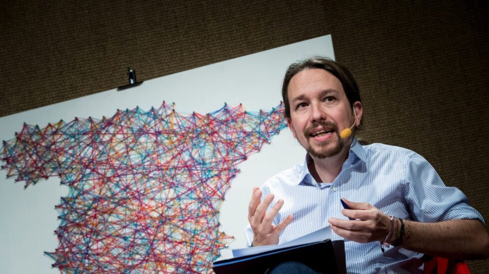 Pablo Iglesias, en un acto el Día de la Constitución.