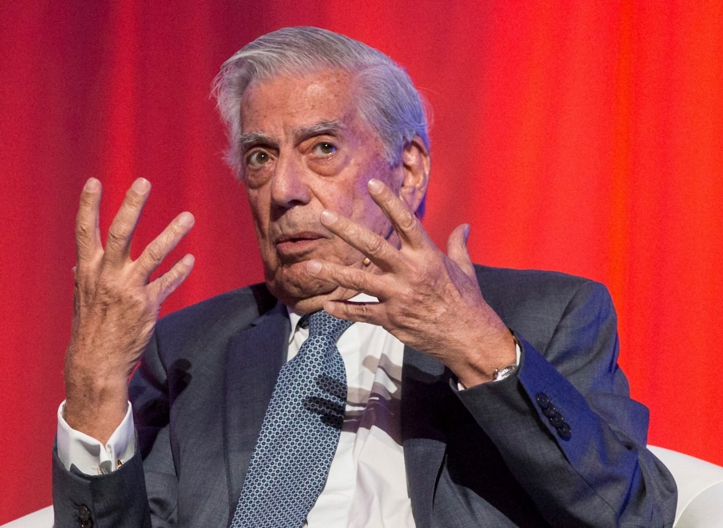 El Premio Nobel de Literatura, Mario Vargas Llosa