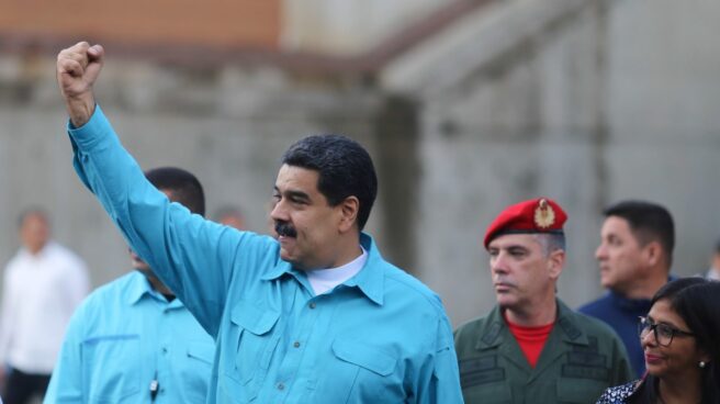 Nicolás Maduro, presidente de Venezuela, en un encuentro con seguidores en la capital.
