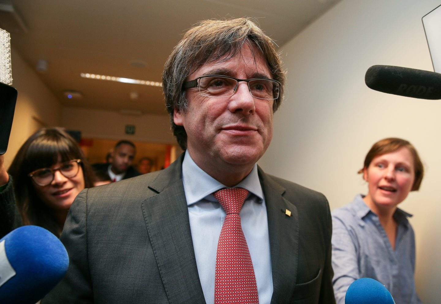 Elecciones 21-D: Carles Puigdemont, en Bruselas.