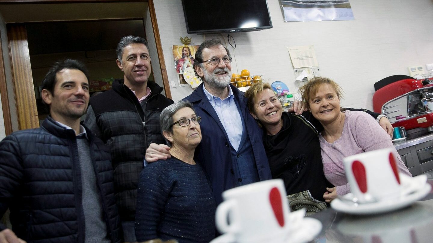 Rajoy y Albiol, de paseo por Castelldefells.