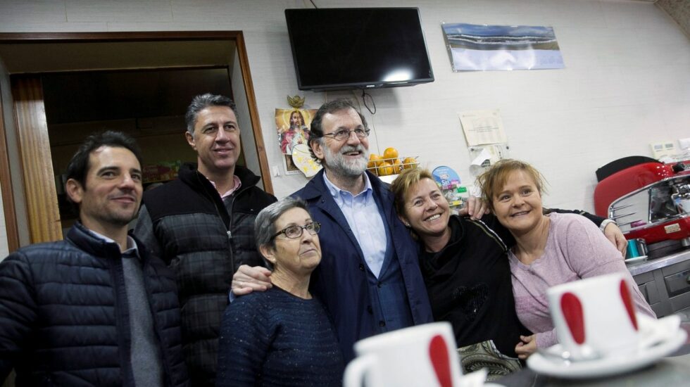 Rajoy y Albiol, de paseo por Castelldefells.