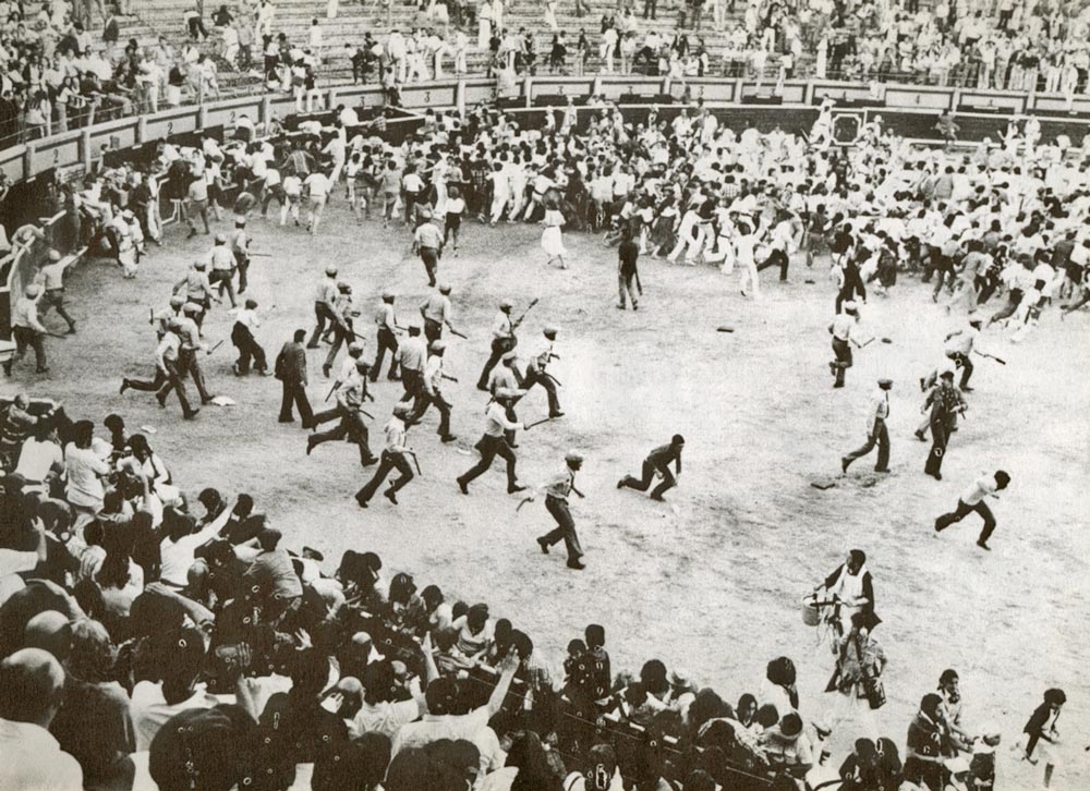 Incidentes en los Sanfermines 78.